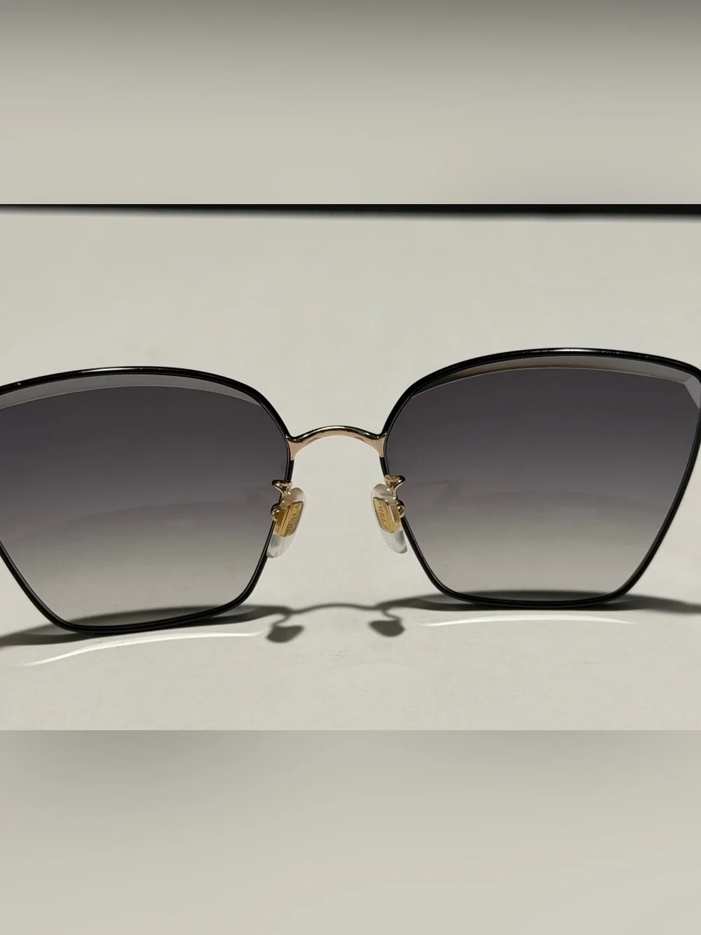 Furla Women's Black to Gray Gradient Cat-Eye Sunglasses‎ SFU403N